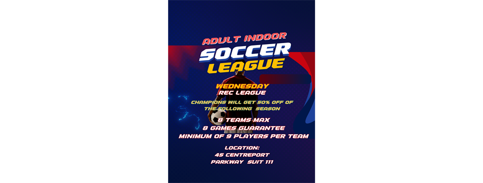 Adult Indoor Soccer League